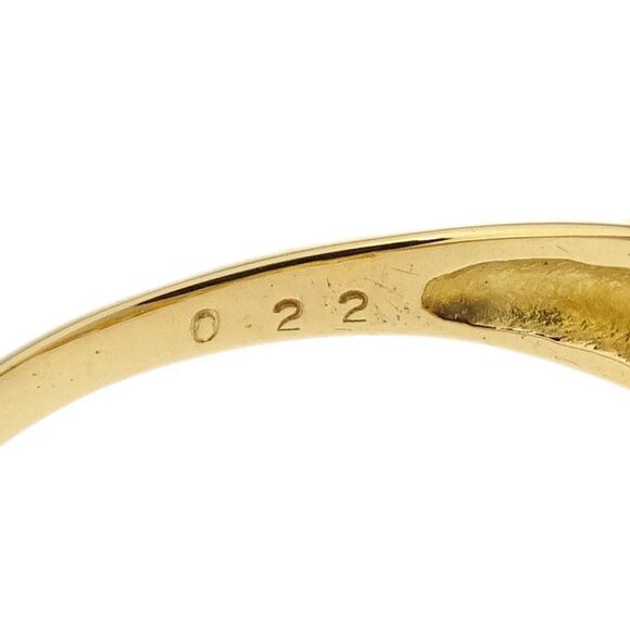 Ring 18K Diamond Gold #54 #14 176586 - Picture 3 of 4